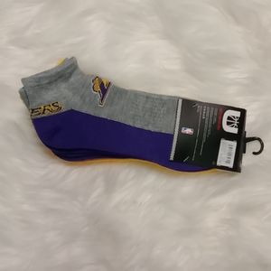La Lakers NBA Men's Low Cut Socks New
